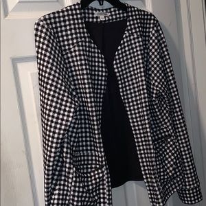 CHECKER BOARD BLAZER